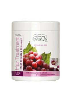 SERI Natural Line Маска за боядисана коса с Хибискус и Гроздово семе
