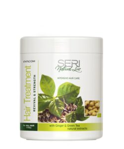 SERI Natural line Маска за всеки тип коса с Джинджифил и Зелен чай